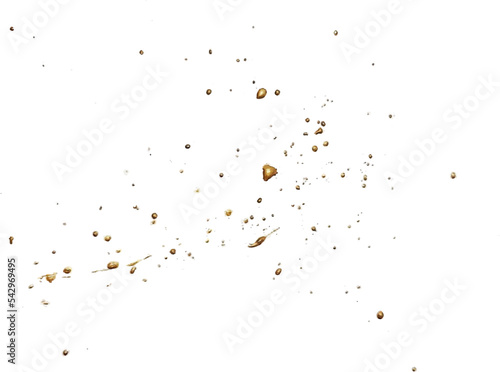 gold splatter brush