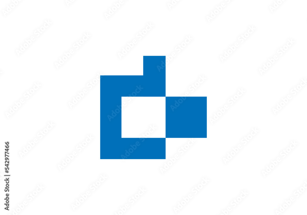 logo letter D with dots vector initial company icon business logo ...