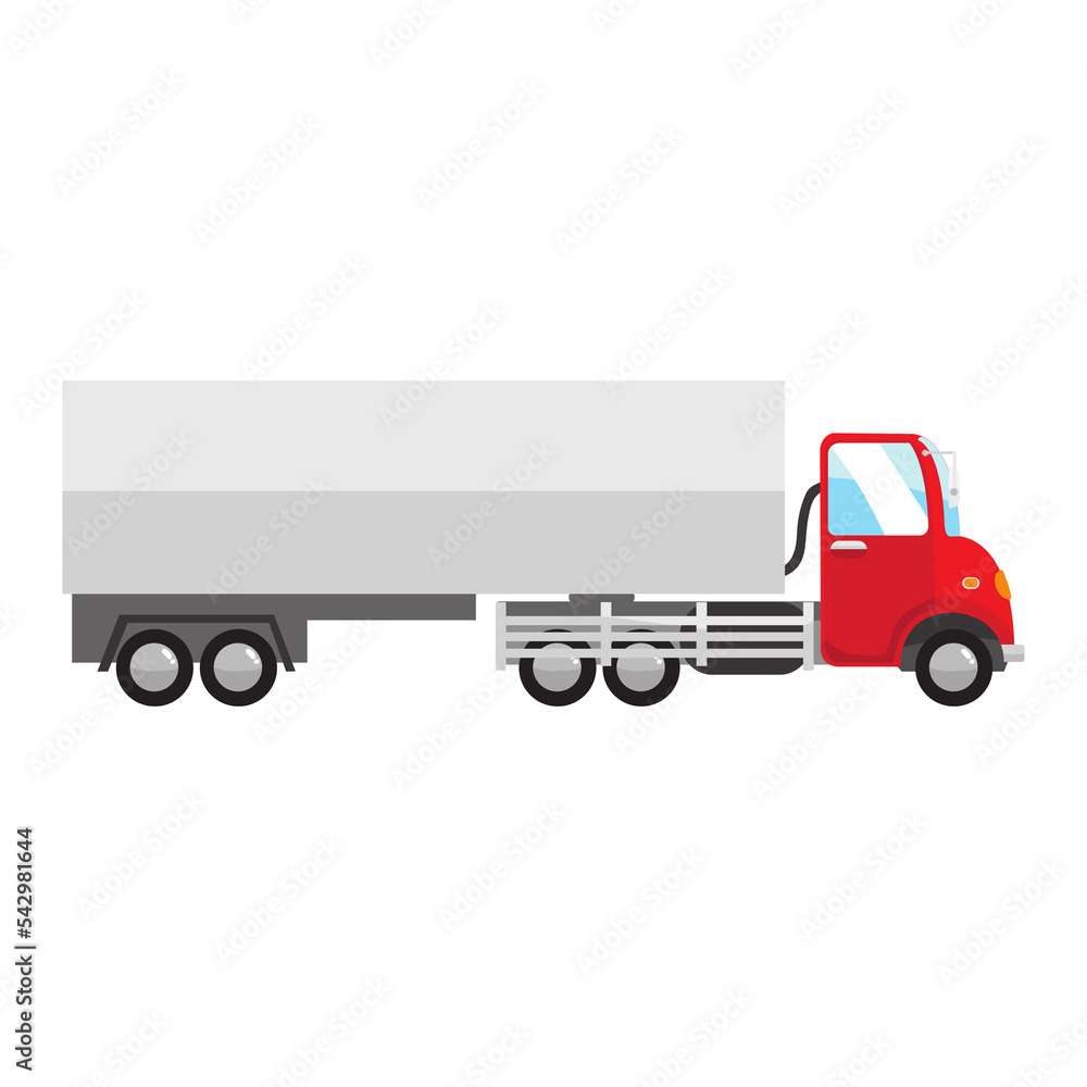 Fototapeta premium Truk PNG Format With Transparent Background