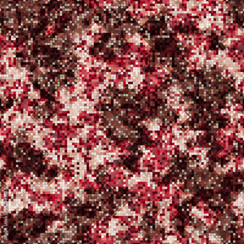 Digital camouflage seamless pattern military geometric camo background