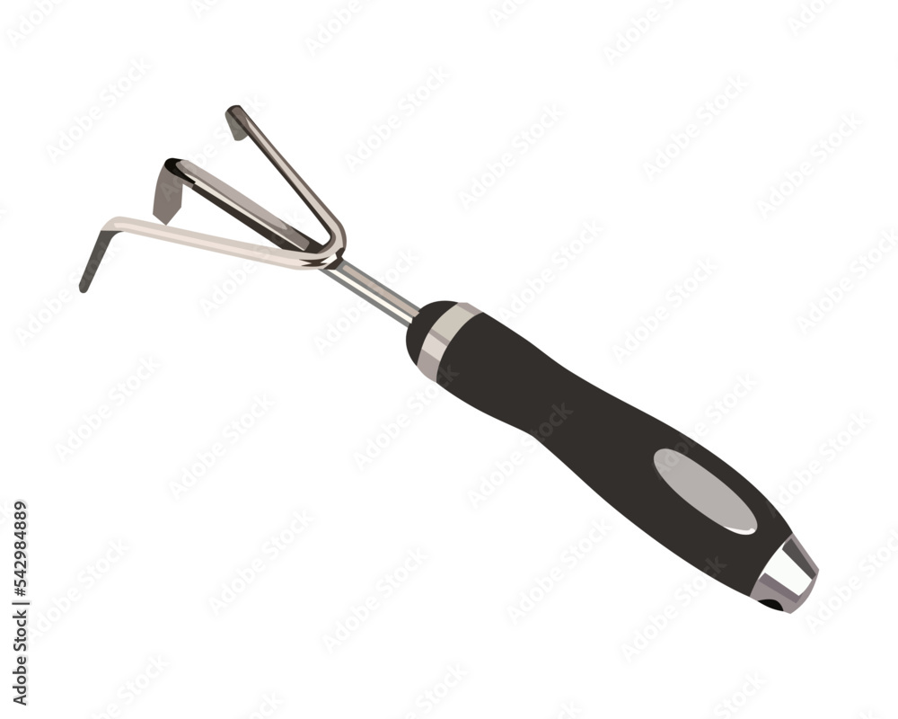 Vector Illustration Pitchfork isolated on white background. Carpentry hand tools. Vector Illustration Pitchfork isolated on white background. Carpentry hand tools.