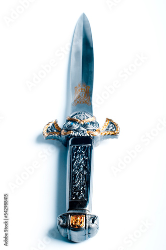 Fotografie, Tablou viking dagger isolated