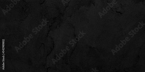 Black textured illustration. Black industrial background. Trendy black background, scandinavian style, modern black wall, stone texture © Sharmin