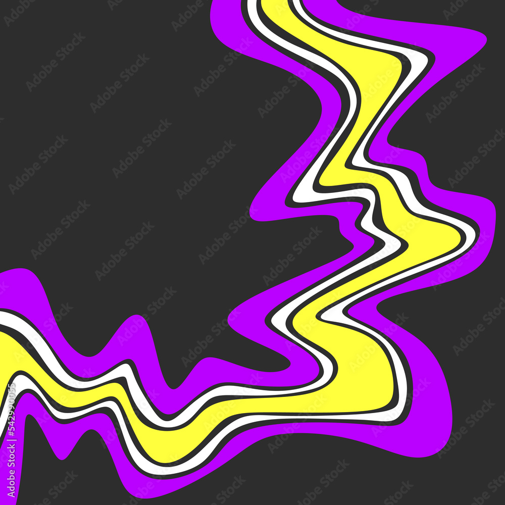Abstract background with colorful and gradient cute wavy line pattern Abstract background with colorful and gradient cute wavy line pattern