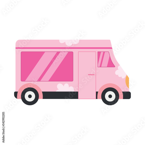 pink food truck