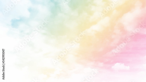 Double exposure of dynamic cloud and sky of paper texture for background Abstract,postcard nature art pastel style,soft and blur focus.