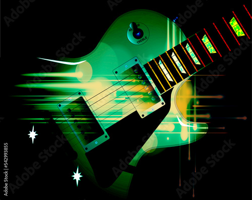 Bright Guitar Background