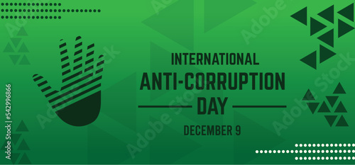 Vector illustration on the theme of International Anti Corruption day observed each year on December 09th