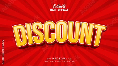 Editable text style effect - special promotion big sale 3d text effects