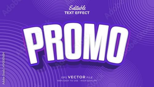 Editable text style effect - special promotion big sale 3d text effects
