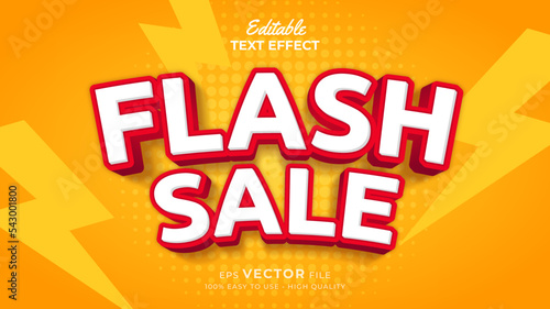 Editable text style effect - special promotion big sale 3d text effects
