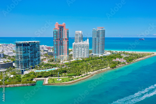 Miami Beach South Pointe park and beach