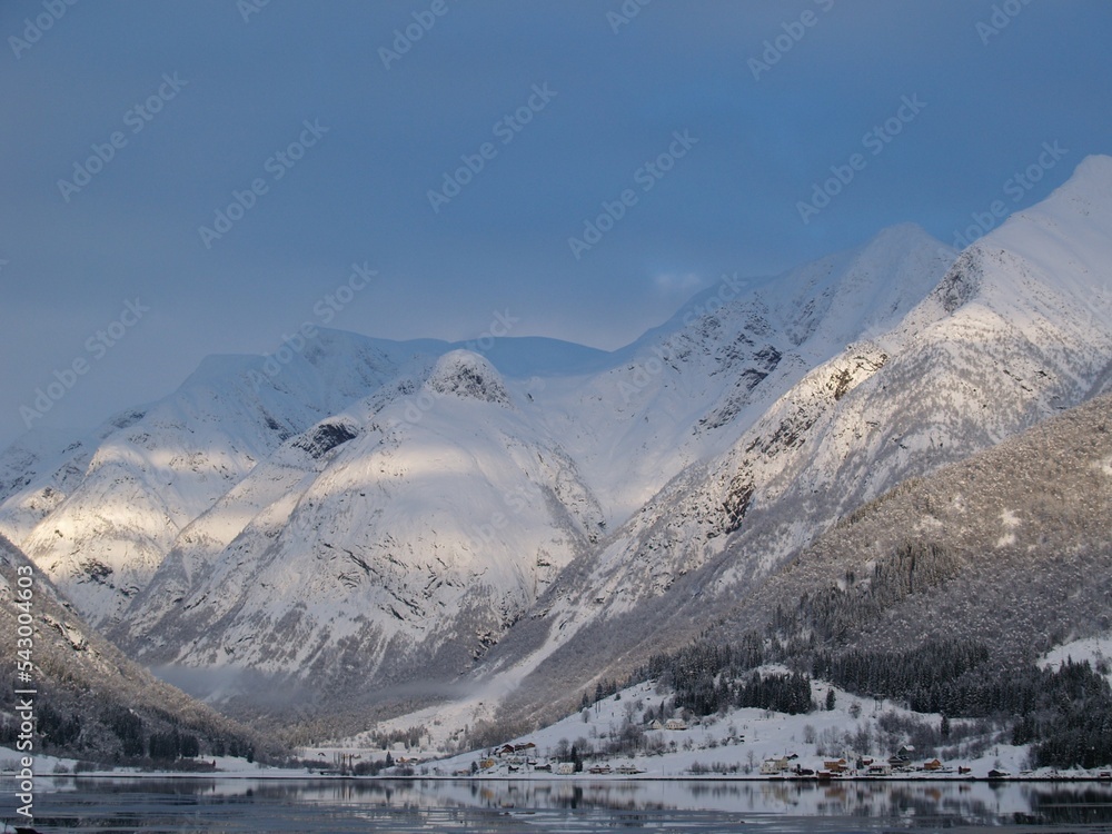 Norway, Scandinavian Landscape in Winter