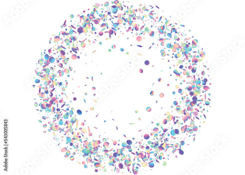 Kaleidoscope Confetti. Holographic Effect. Disco Design. Modern Foil. Carnival Tinsel. Retro Realistic Wallpaper. Pink Party Sparkles. Fantasy Art. Blue Kaleidoscope Confetti