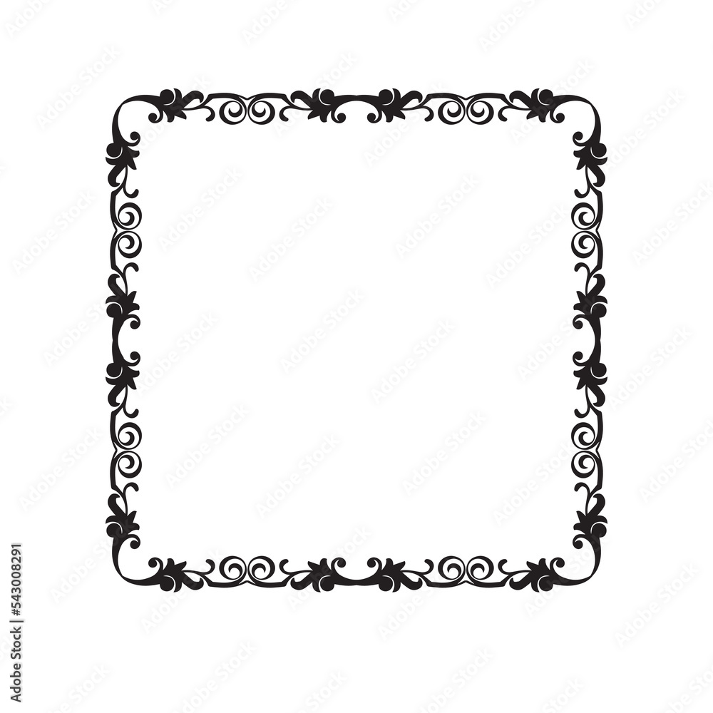 Frame, in the style of an ornament, Vector illustration eps 10, Art. Frame, in the style of an ornament, Vector illustration eps 10, Art.