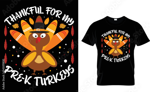 Happy Thanksgiving T-shirt Design For My Family