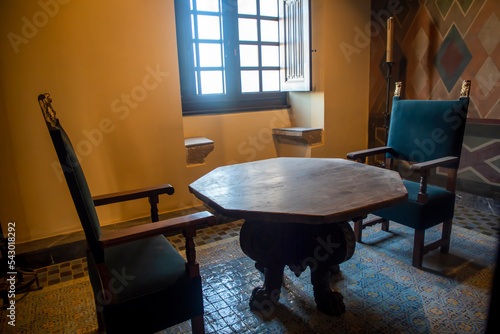 Interior view of the Palace...