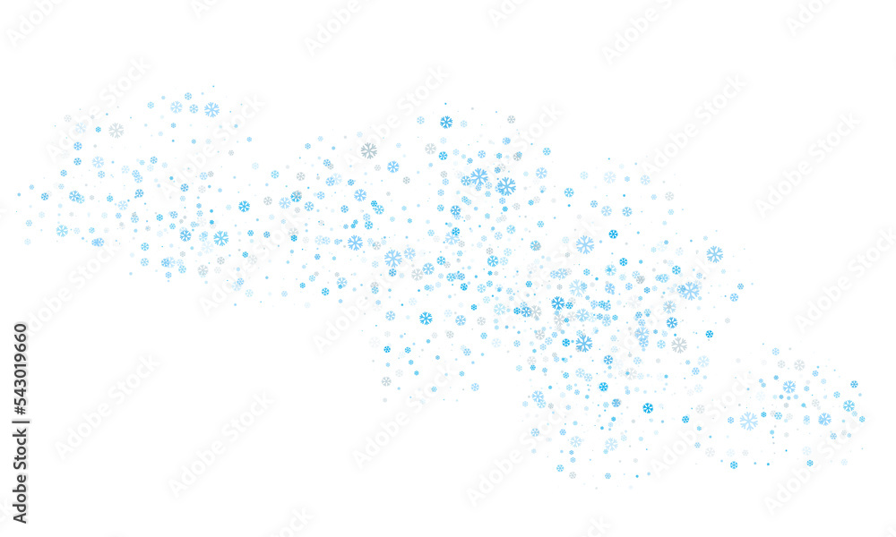 Snowflakes of different sizes and different transparency are randomly scattered over a transparent background. Winter png background, pattern, design. Snowflakes of different sizes and different transparency are randomly scattered over a transparent background. Winter png background, pattern, design.
