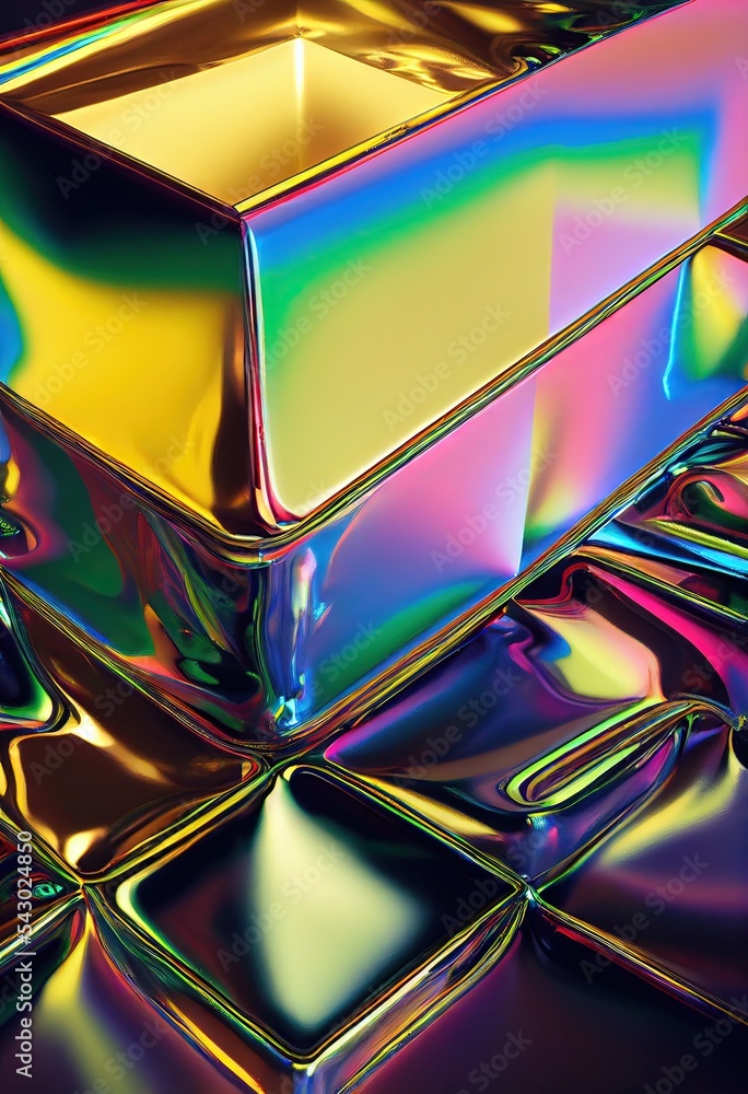 Iridescent Metal