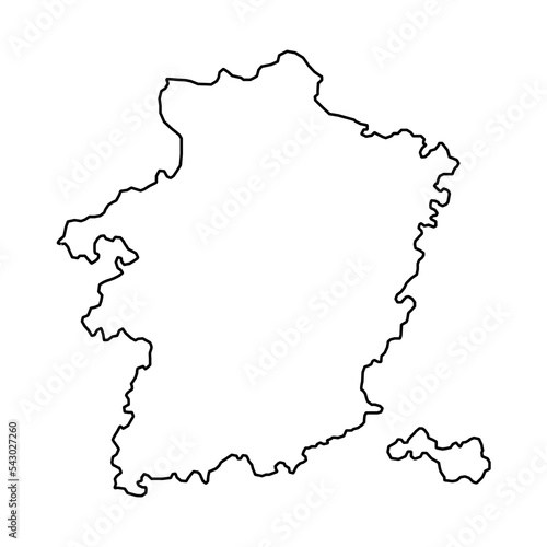 Limburg Province map, Provinces of Belgium. Vector illustration.