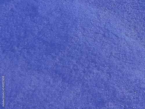 Violet snow blue background.