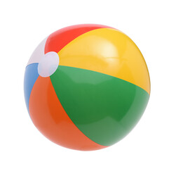 Beach ball isolated on a white background