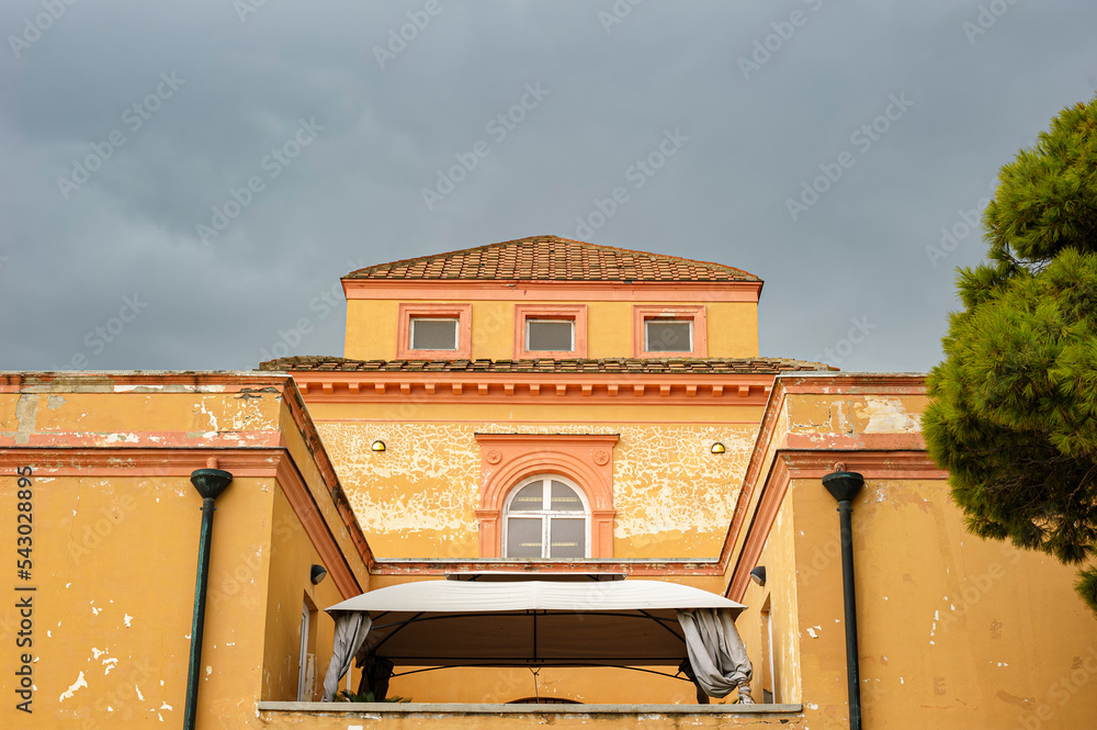 Casina Vanvitelliana On Lake Fusaro In Naples, Campania, Italy. Was The ...