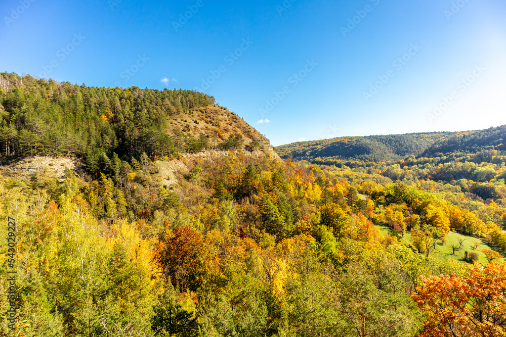 Kleine Herbstwanderung durch die Landschaft von Jena - Thüringen - Deutschland