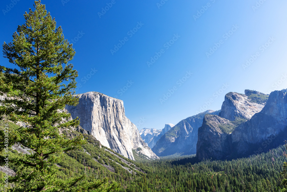 El Capitan mountain in Yosemite National Park