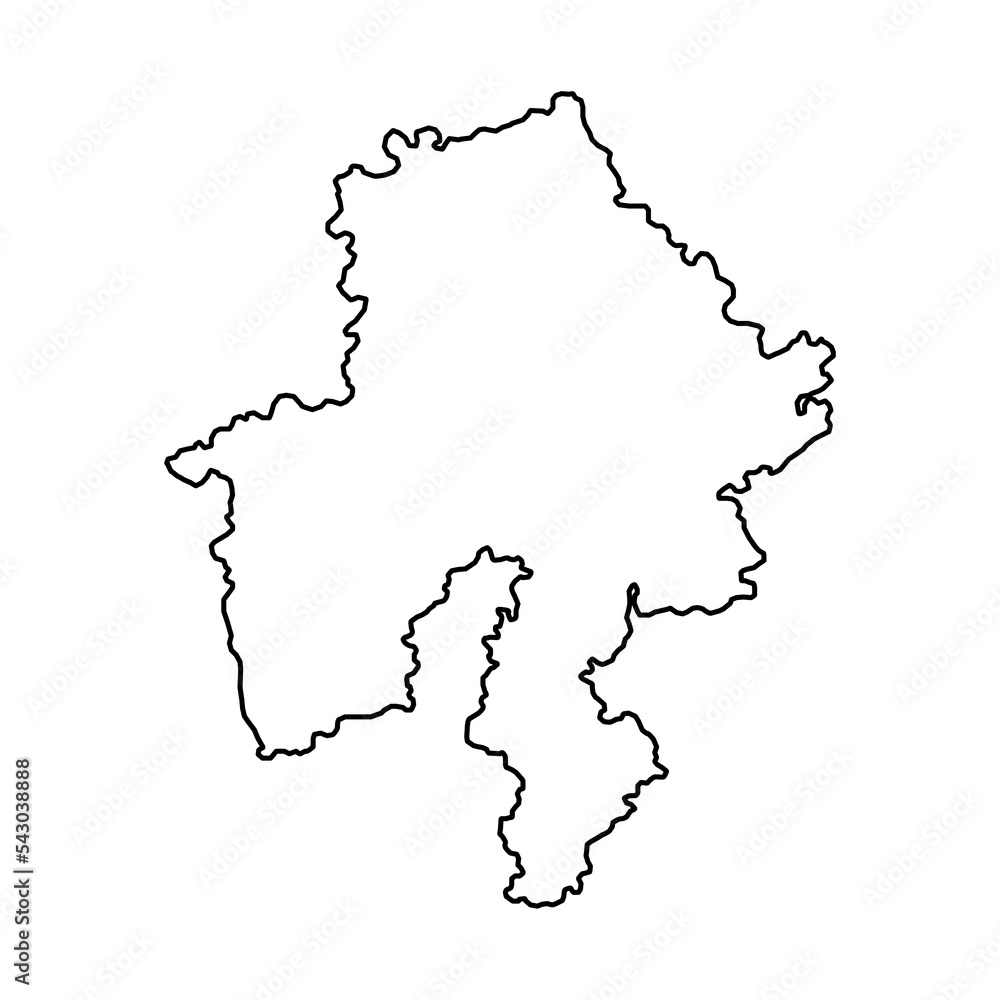Fototapeta premium Namur Province map, Provinces of Belgium. Vector illustration.