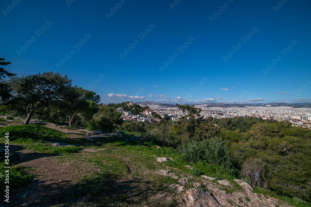 Panoramic view of Athens,