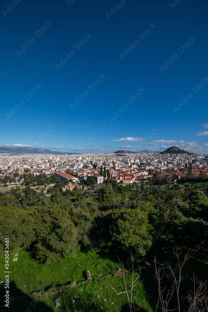 Panoramic view of Athens,