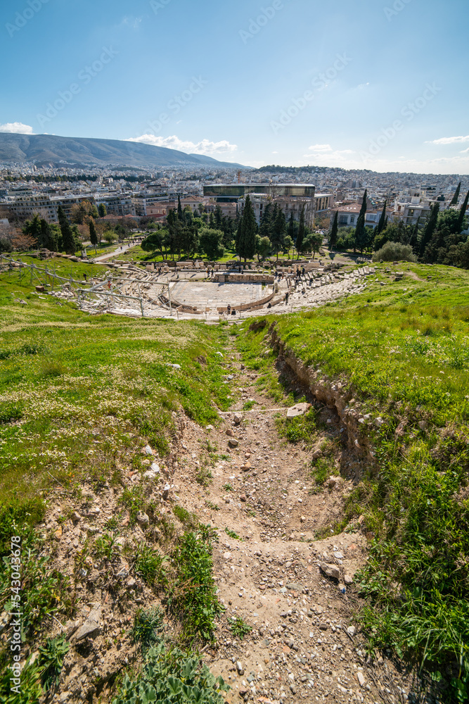 Athens of Greece, Acropolis view