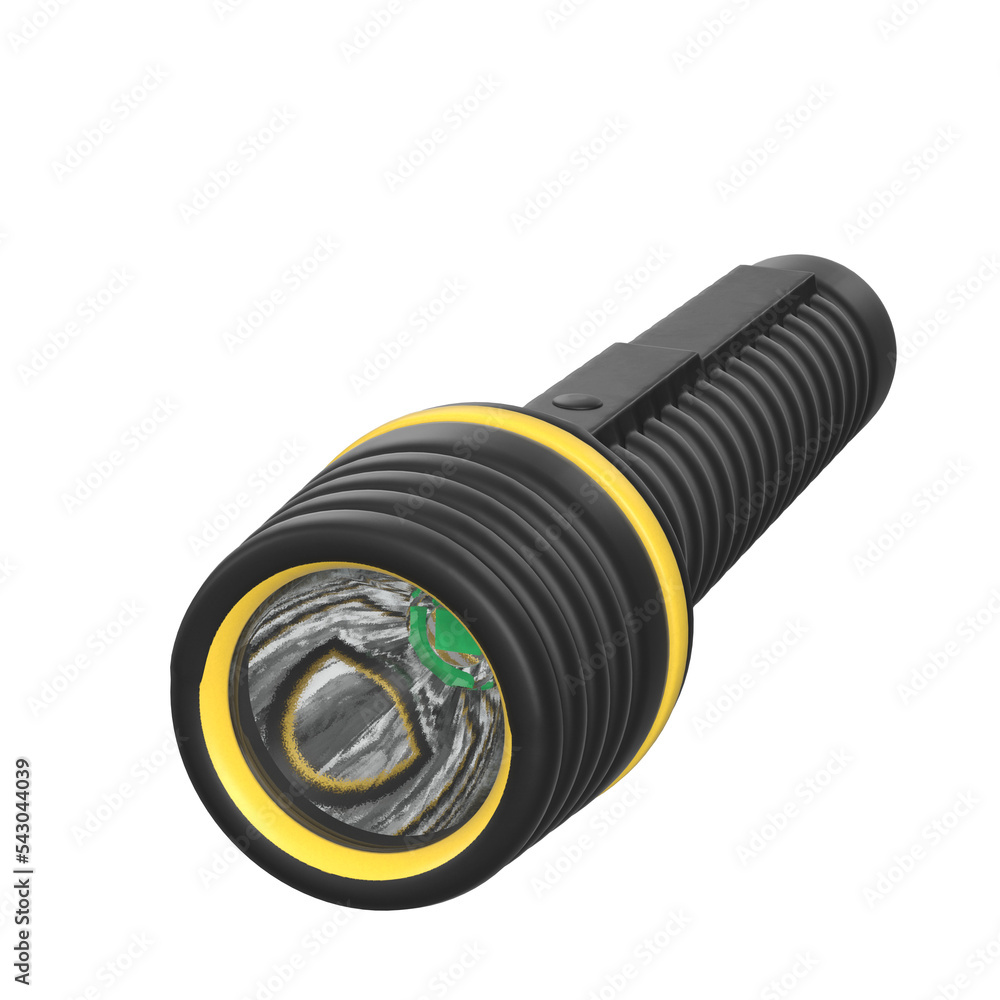3d rendering illustration of a torchlight 3d rendering illustration of a torchlight