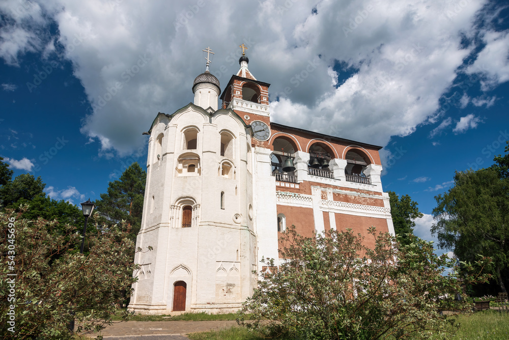 Belfry of Spaso-Evfimiev monastery in Suzdal, Russia.