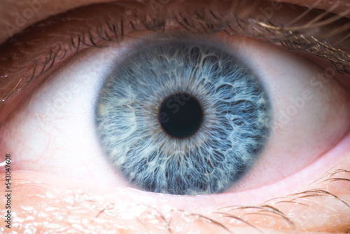Human eye pupil close up 