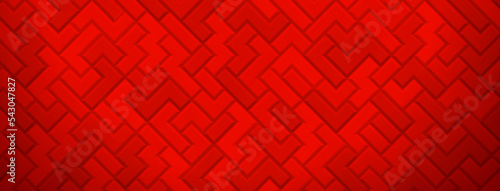 Abstract background made of tetris blocks in red colors