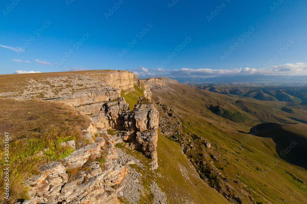 Mountain autumn. Bermamyt plateau, sunset Mountain autumn. Bermamyt plateau, sunset