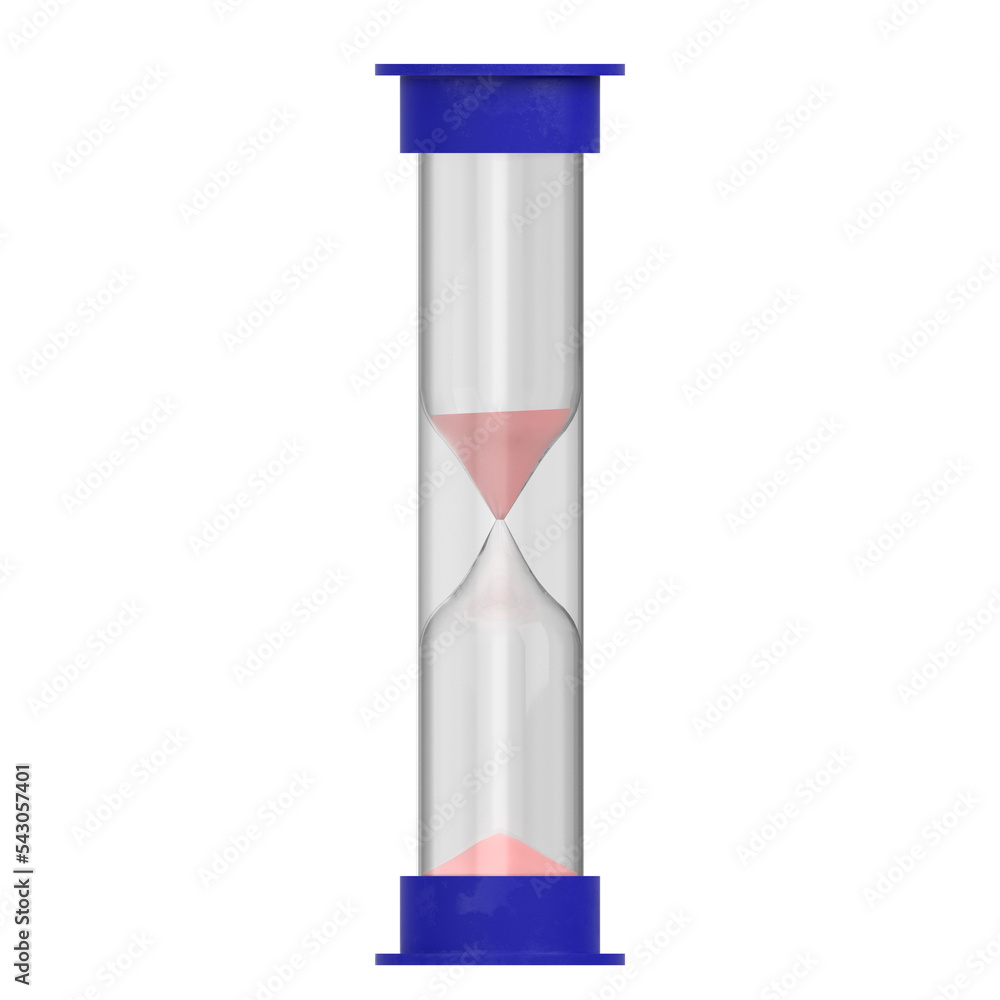 3d rendering illustration of a toy sand timer hourglass 3d rendering illustration of a toy sand timer hourglass