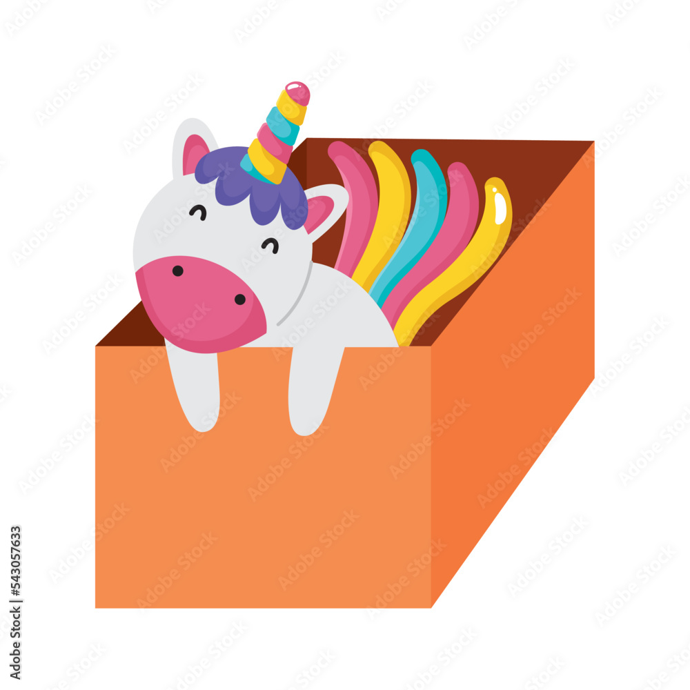 Φωτογραφία unicorn in a box