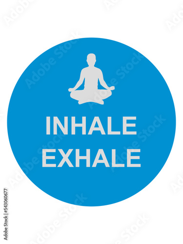 inhale exhale yoga Zitat 