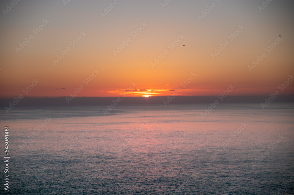 sunset at sea sunset at sea