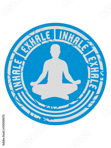 inhale exhale yoga Zitat 