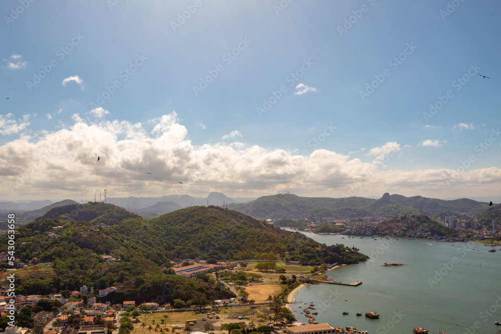  montanha mar litoral Vila Velha, Vitória, Espirito Santo, Brasil