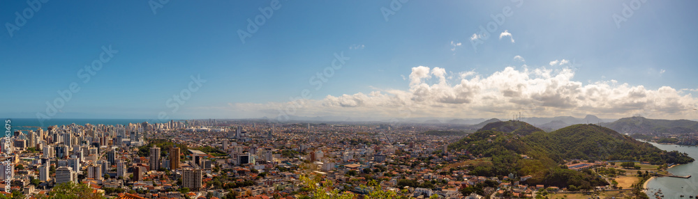 panorama de    Vila Velha, Vitória, Espirito Santo, Brasil