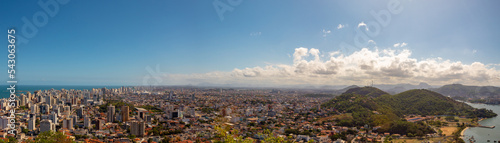 panorama de Vila Velha, Vitória, Espirito Santo, Brasil