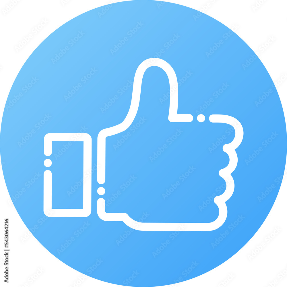 Thumb up and thumb down flat icon. Like symbol. Social media concept Thumb up and thumb down flat icon. Like symbol. Social media concept