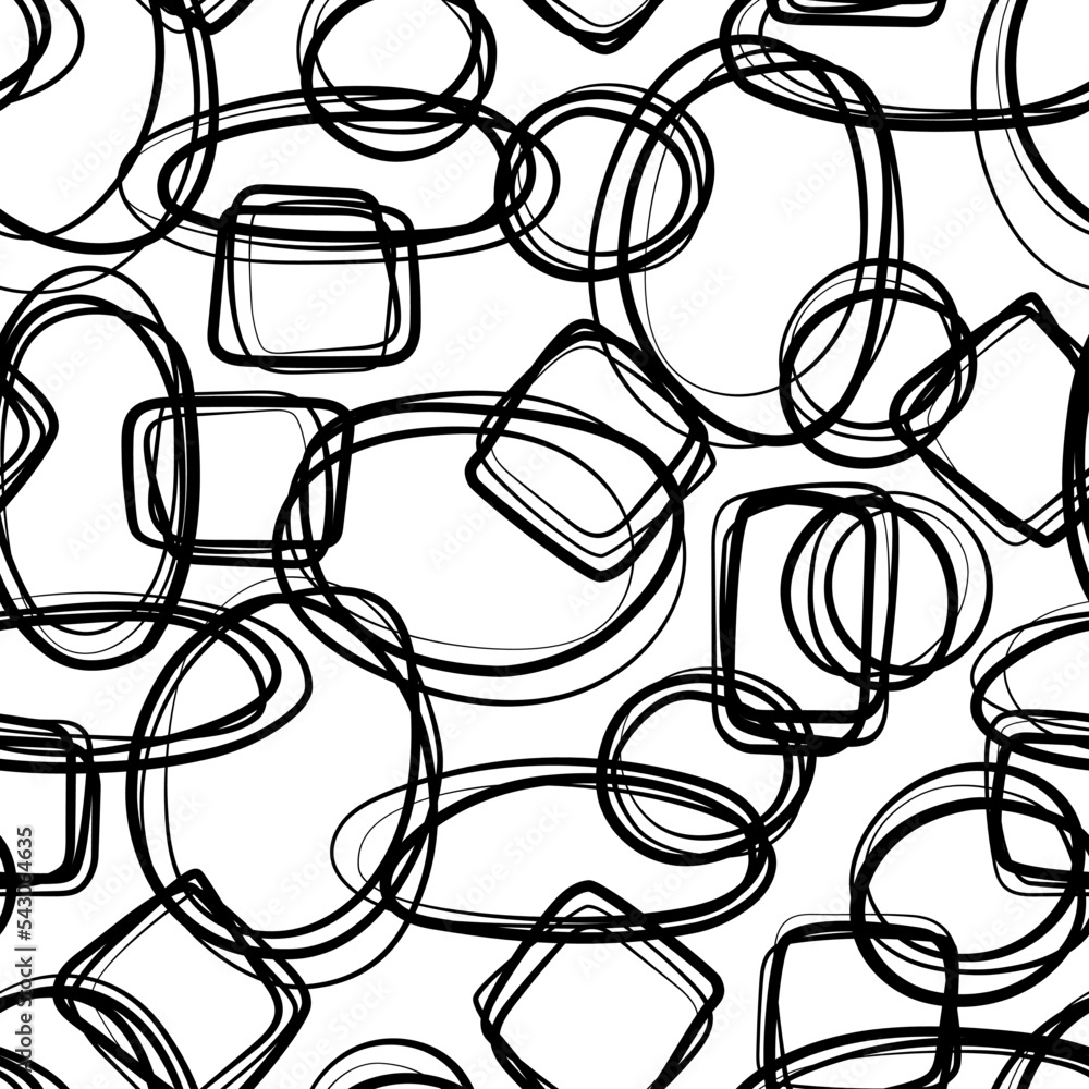 Vector seamless abstract pattern, hand drawn. Cute design for textile, wallpaper, wrapping paper. Vector seamless abstract pattern, hand drawn. Cute design for textile, wallpaper, wrapping paper.