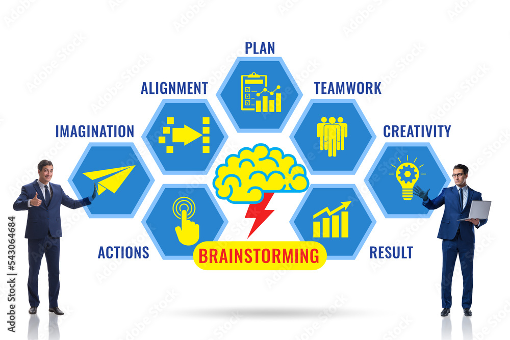 Brainstorming concept as a solution tool Brainstorming concept as a solution tool