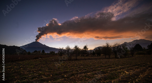 Popocatepetl desde San Nicolas de los Ranchos photo